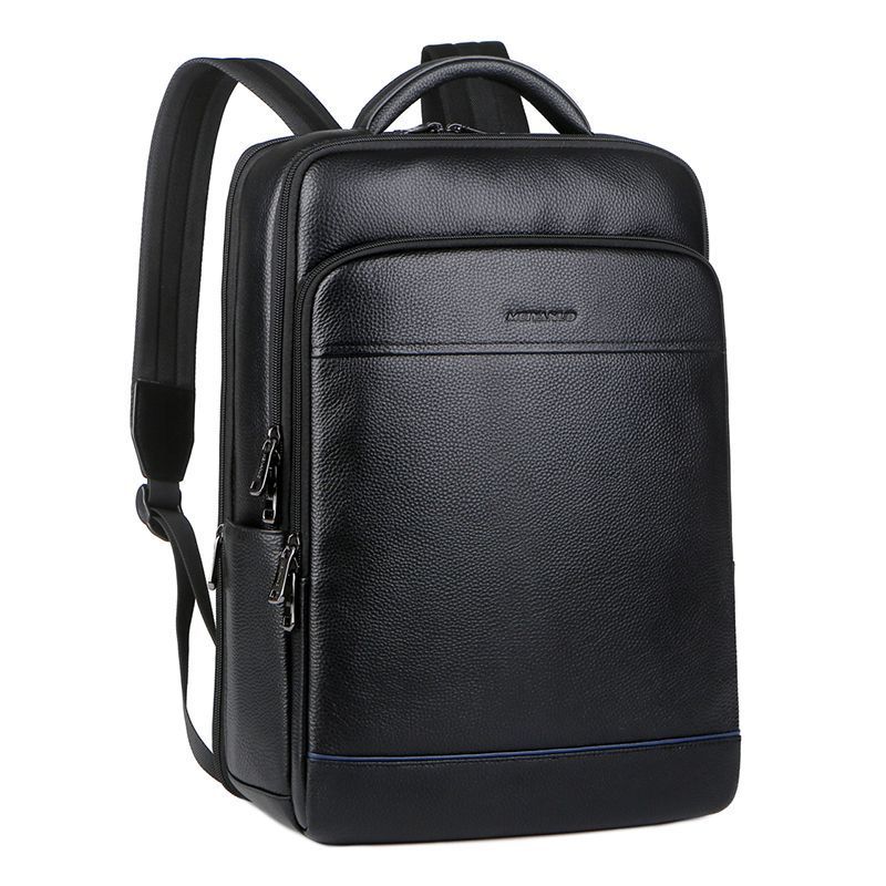 Men's Cowhide Business Commute Computer Genuine Leather Backpacks