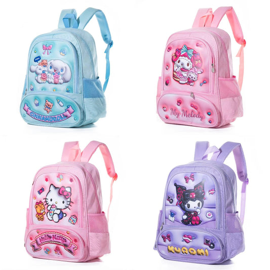 Children's Three-dimensional Cartoon Clow Melody Large Capacity Elementary School Students' Schoolbags