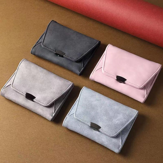 Petit porte-monnaie court de Style coréen pour femmes, Simple et à la mode