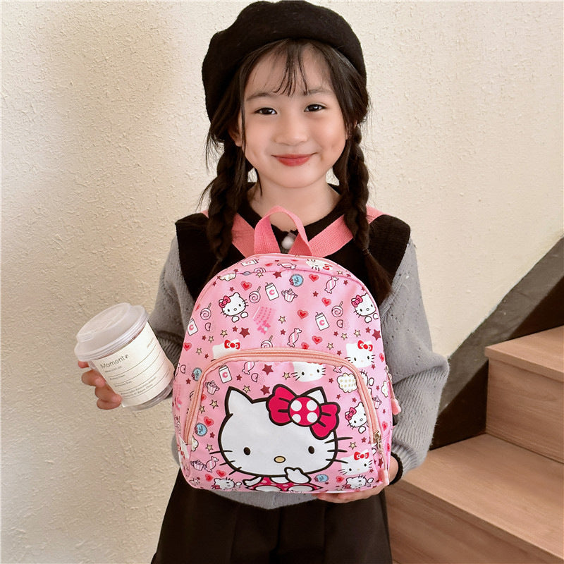 Children's Cartoon Clow Melody Cute Large Capacity Children's Backpacks