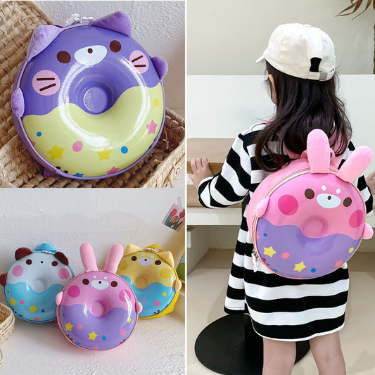 Children's Donut Egg Shell Personal Leisure Kindergarten School Bags