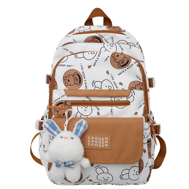 Senior High Female Korean Style Simple Backpacks