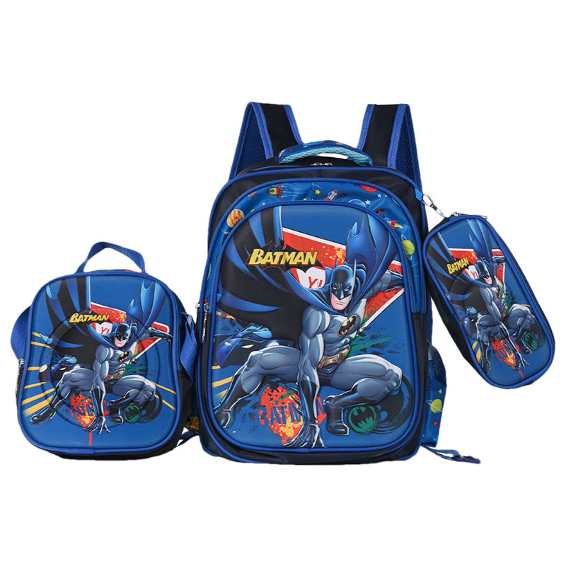 Children's Cartoon Detachable Six-wheel Three-piece Set Elementary School Students' Schoolbags