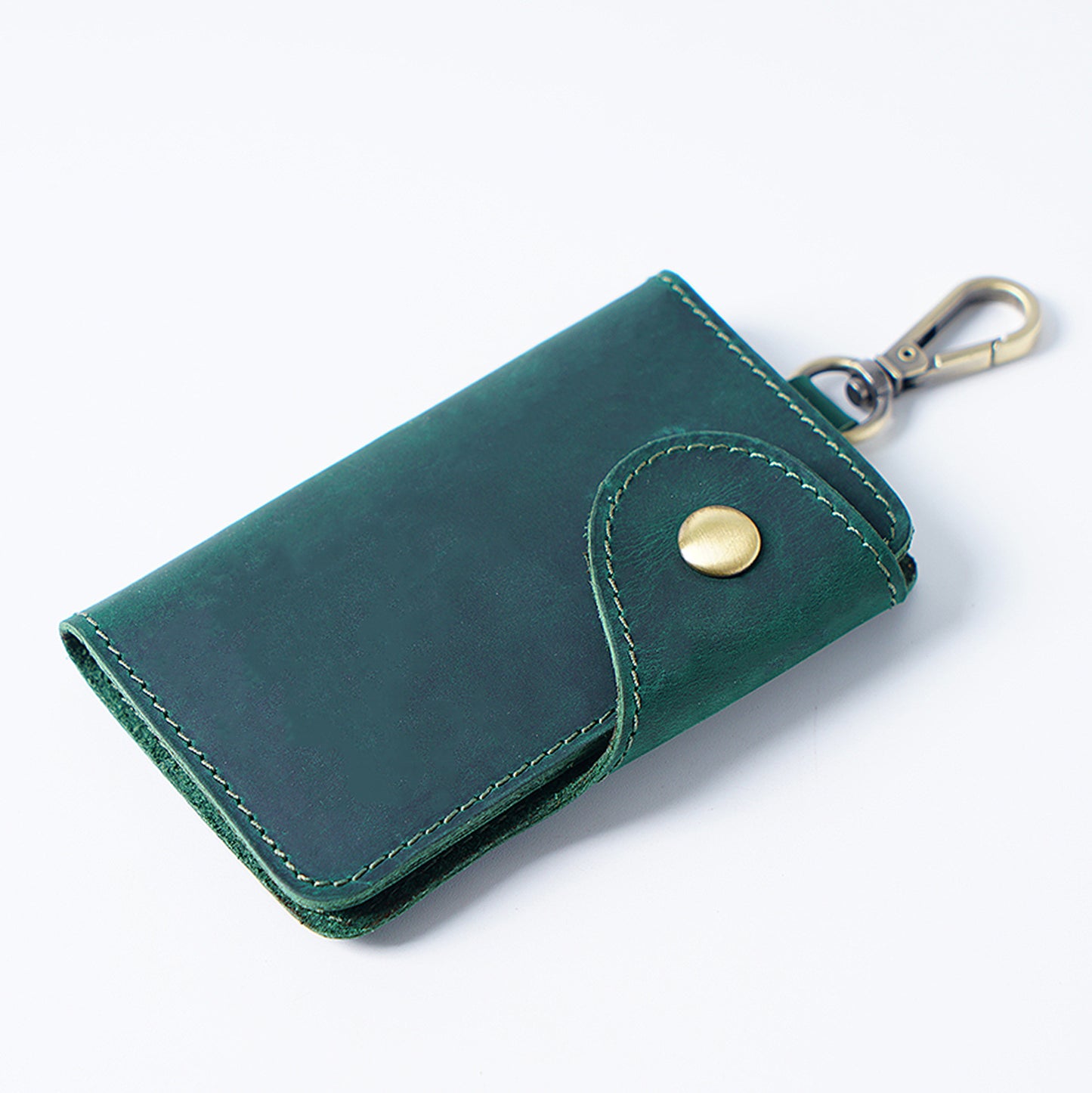 Women's & Men's Cowhide Handmade Creative Genuine Leather Car Key Bags