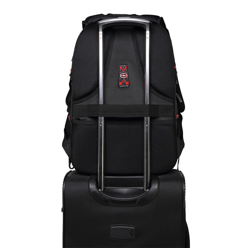 Rechargeable Multifunctional Waterproof Hard-wearing Large Capacity Backpacks