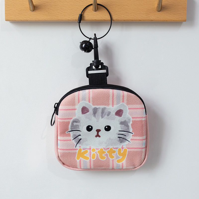 Children's Lovely Hanging Piece Pendant Plush Sanitary Purses