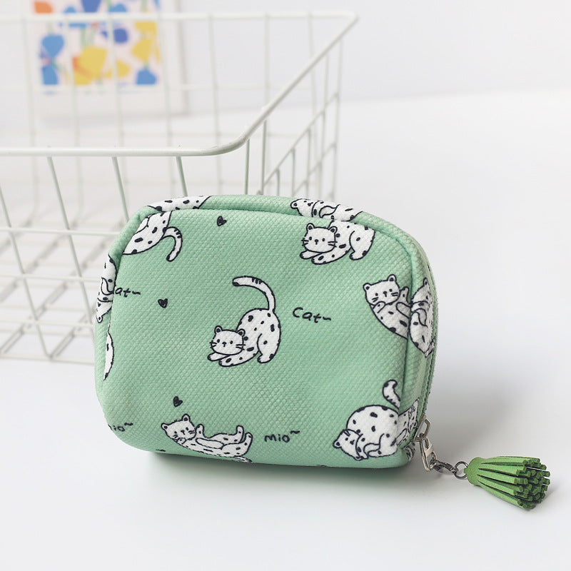 Korean Style Cute Small Portable Sanitary Cosmetic Bags