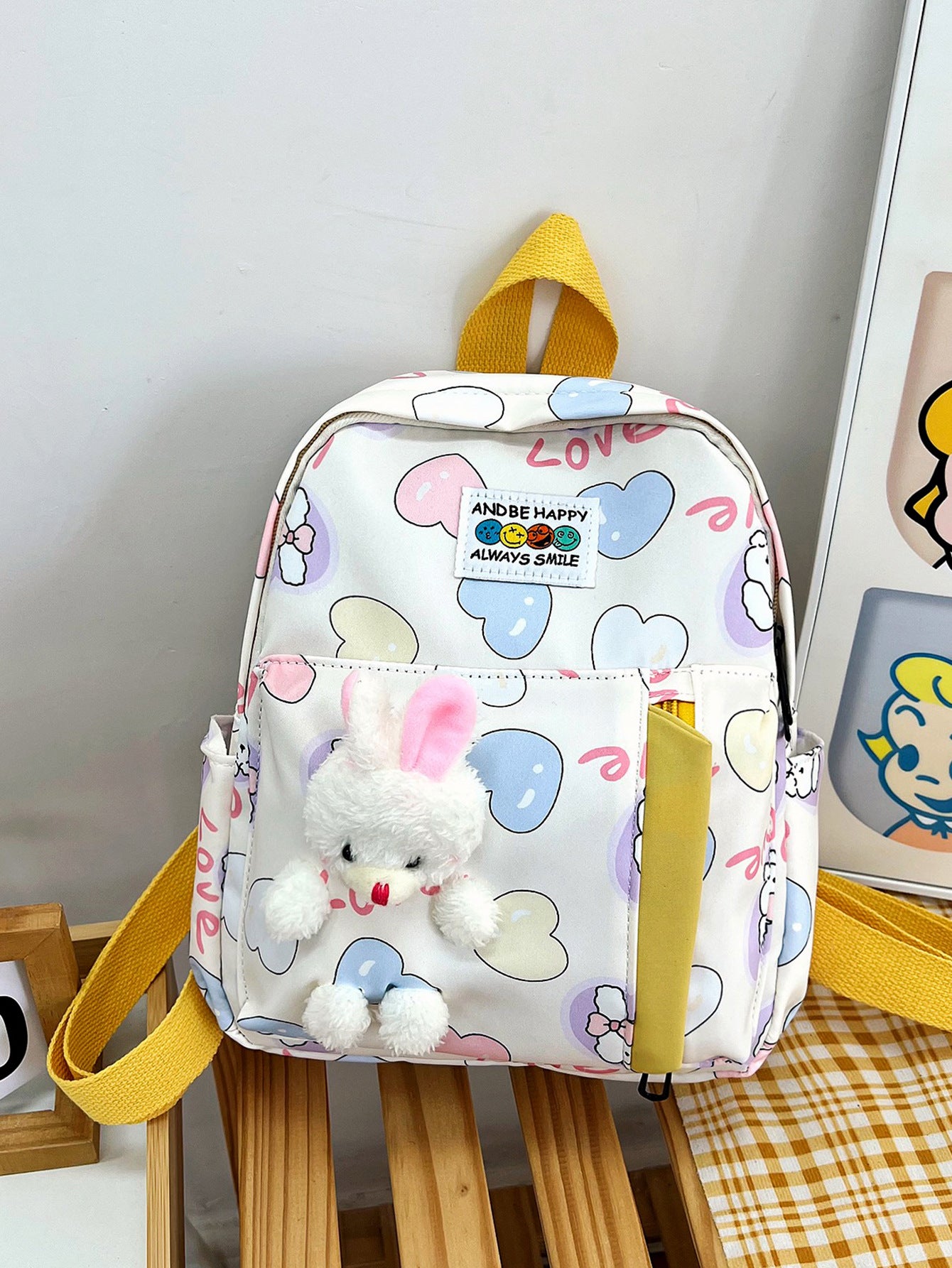 Children's Cute Cartoon Printed Boys Going Out Children's Backpacks