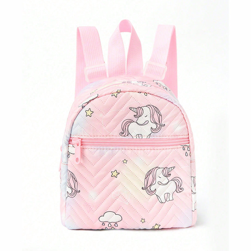 Children's Campus Style Simple Candy Color Backpacks