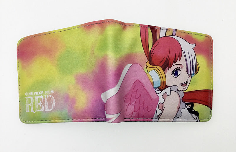 Piece Anime Peripheral Short Trendy Unique Ladies Wallets