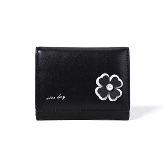 Women's Cute Short Three-fold Mini Storage Summer Coin Purses