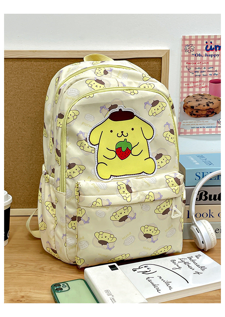 Cartoon Primary Grade Junior High Female Printed Kindergarten School Bags