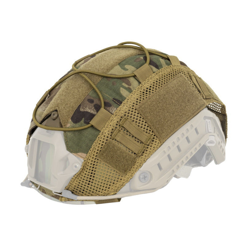 Housse de Camouflage en tissu pour casque, sacs d'extérieur à corde serrée