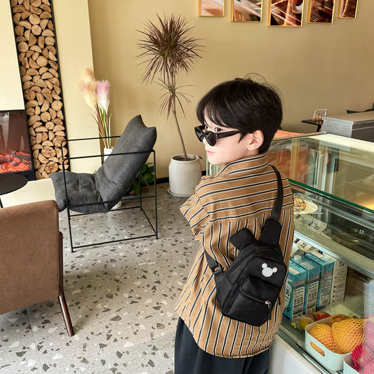 Children's Boys Go Out With Cartoon Fashionable Bags