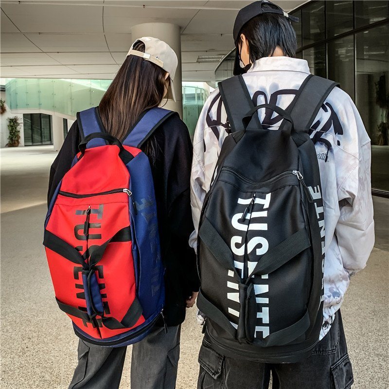 Men's Large Capacity Couple Independent Shoe Pouch Sports Backpacks