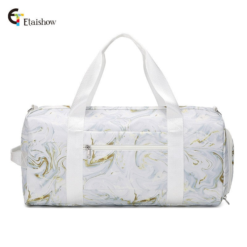 Women's Capacity Waterproof Iti Printing Swimming Sport Travel Bags