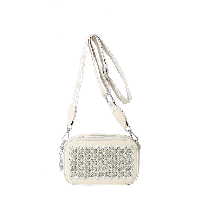 Women's Retro Fashion Diamond Small Square Cross Bags