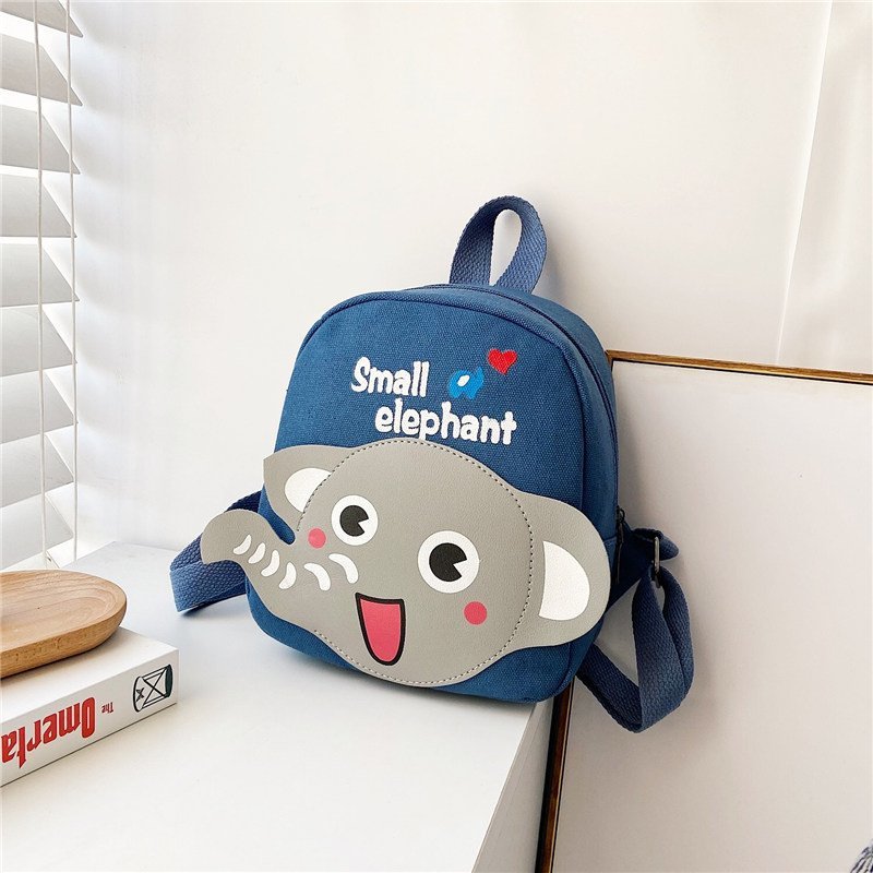 Children's Durable Boys Canvas Cartoon Cute Bags