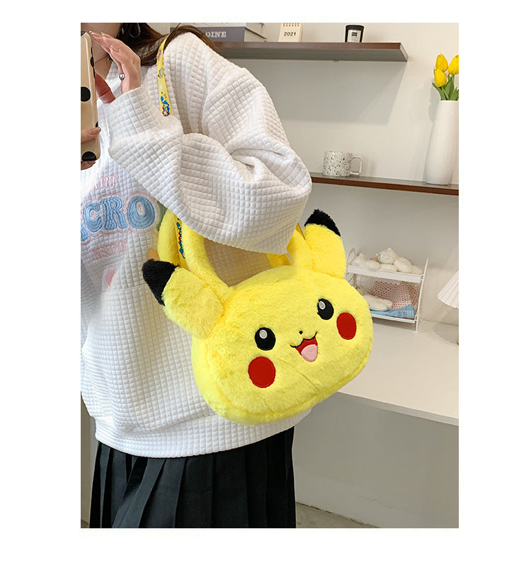 Small Plush Cartoon Devil Clow Gift Backpacks