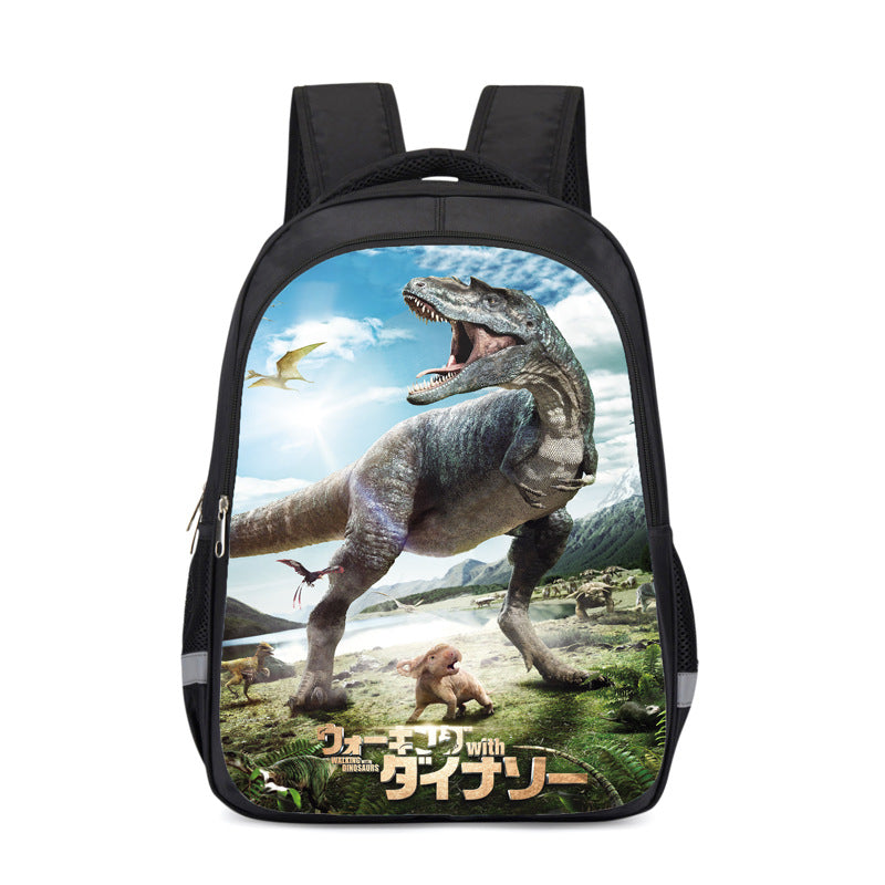 Boy Dinosaur Grade Waterproof Cartoon Burden Middle School Students' Schoolbags