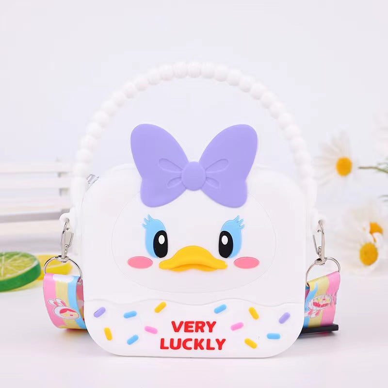 Children's Cartoon Portable Silicone Little Large Capacity Coin Purses