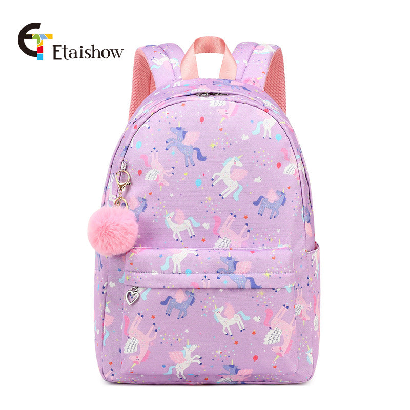 Children's Printed Cute Primary Lightweight Simple Campus Elementary School Students' Schoolbags