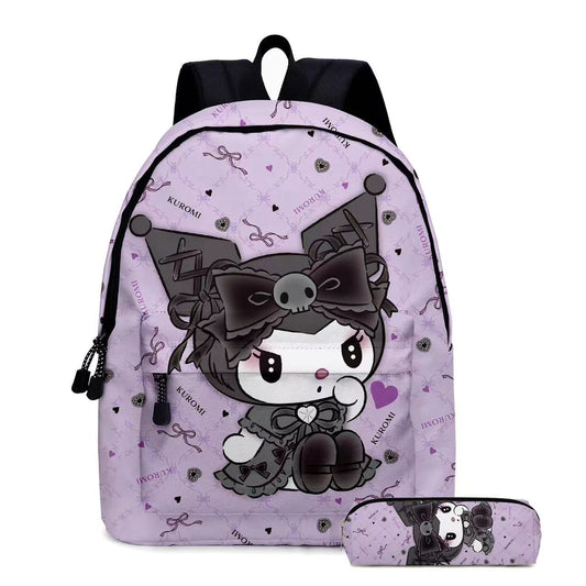 Cool Cartoon Clow Three-piece Set Primary Elementary School Students' Schoolbags