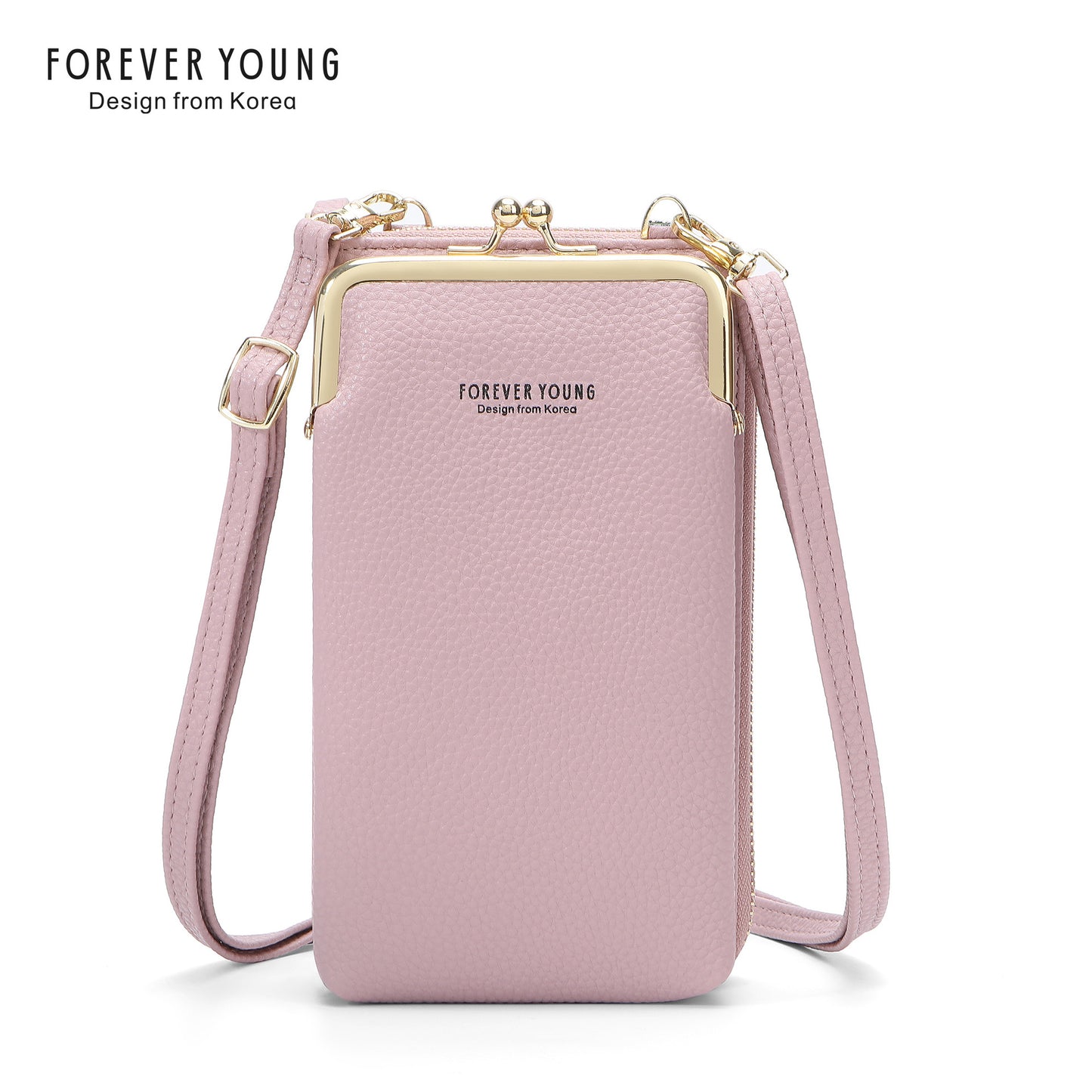 Women's Mobile Simple Fashion Litchi Pattern Phone Bags