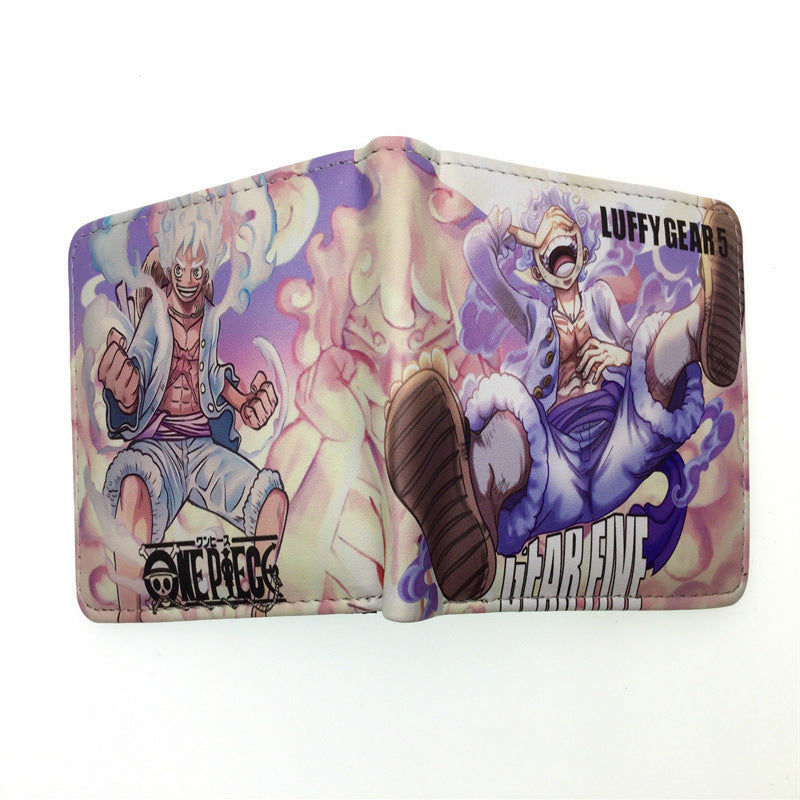 Piece Anime Peripheral Short Trendy Unique Ladies Wallets