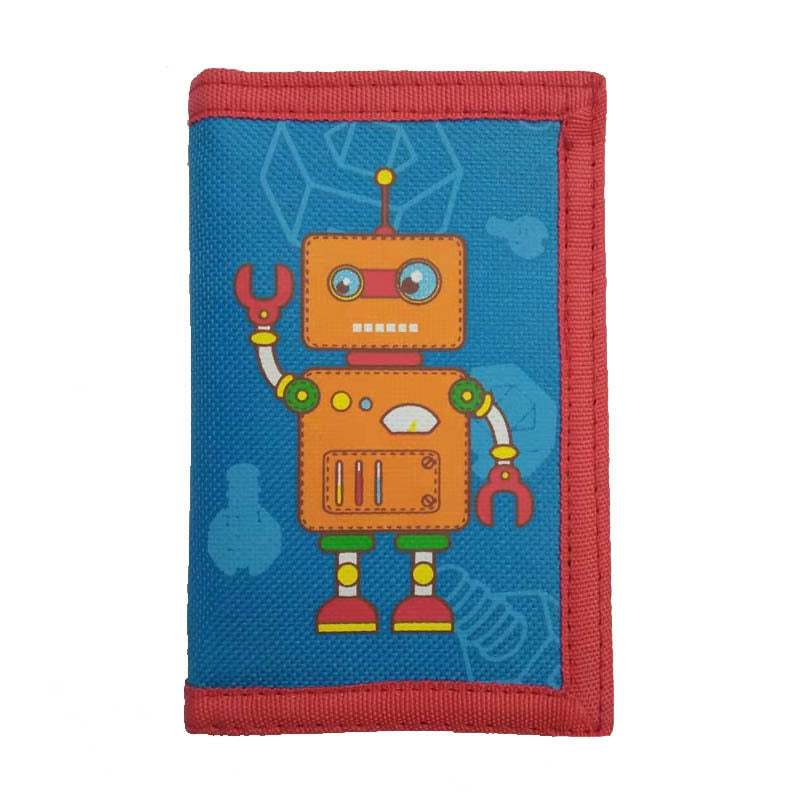 Thermal Transfer Cartoon Folding Zipper Pocket Children's Coin Purse