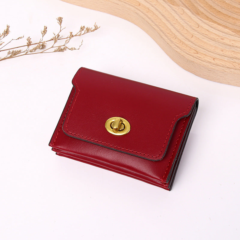 Women's Off Short Style Minority Simple Ladies Wallets