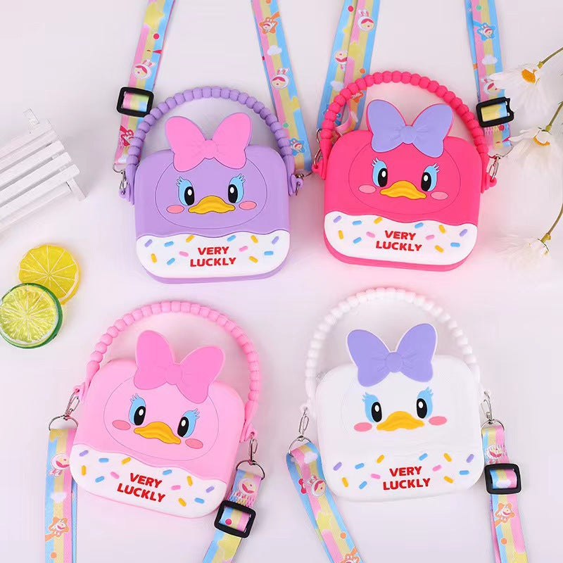 Children's Cartoon Portable Silicone Little Large Capacity Coin Purses