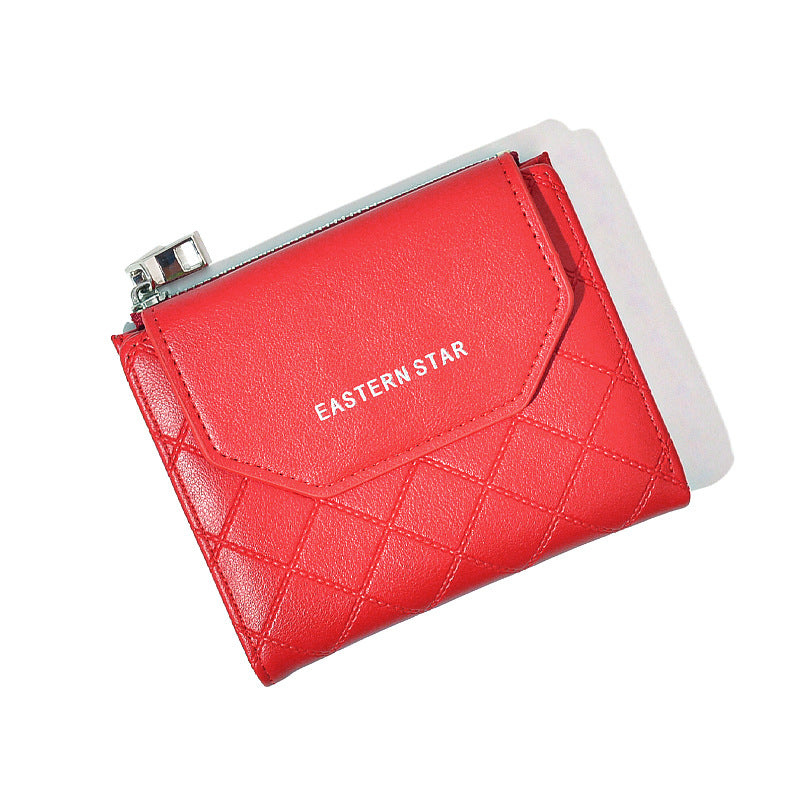 Women's Pretty Multifunctional Fashion Short Tide Ladies Wallets