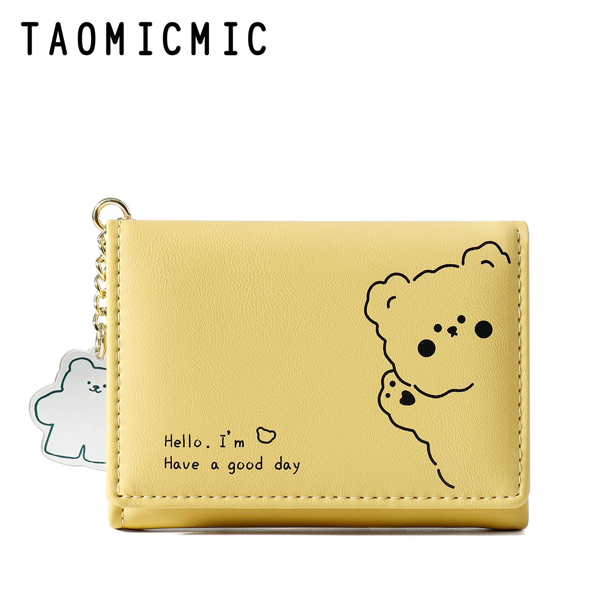 Women's Korean Fashion Cute Large Capacity Three Card Holder