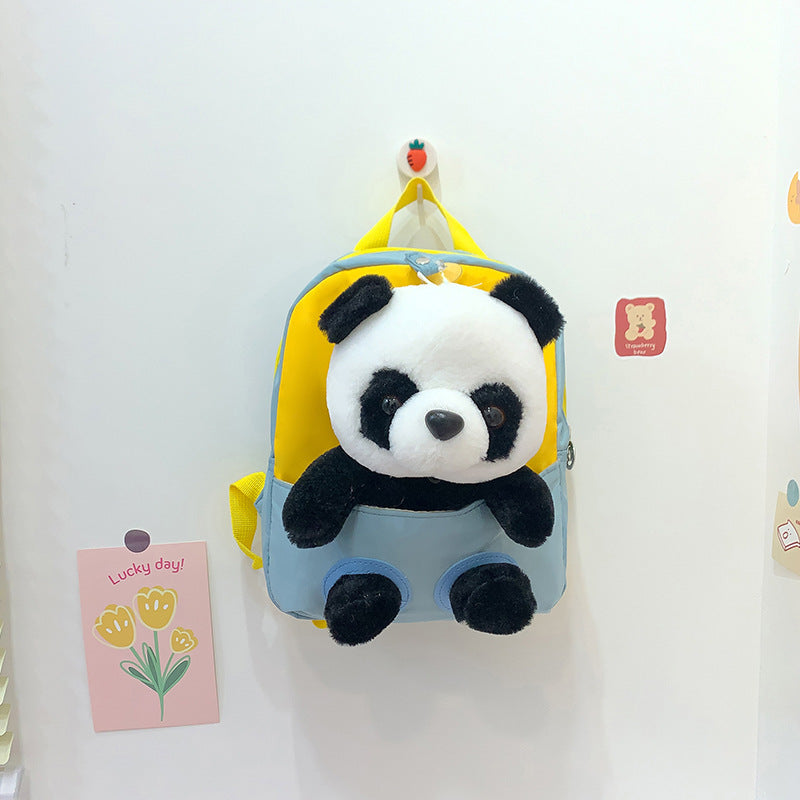 Children's Cartoon Cute Panda Doll Lightweight Children's Backpacks