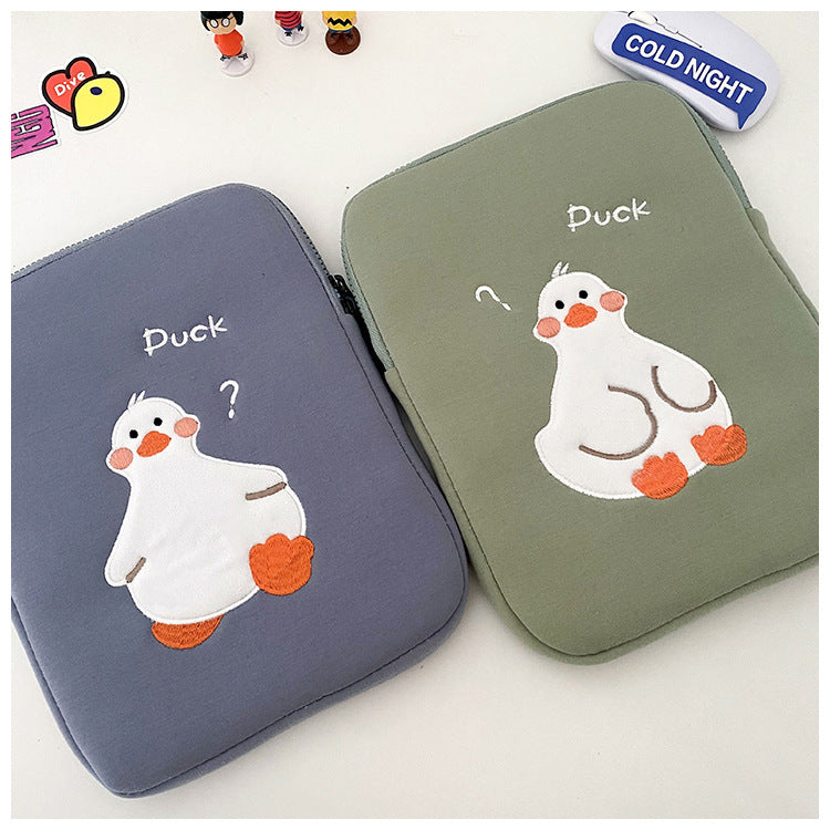 Design Pc Liner Cartoon Cute Duck Tablet Bags