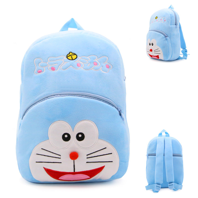 Children's Korean Burden Alleviation Plush Cartoon Anime Children's Backpacks