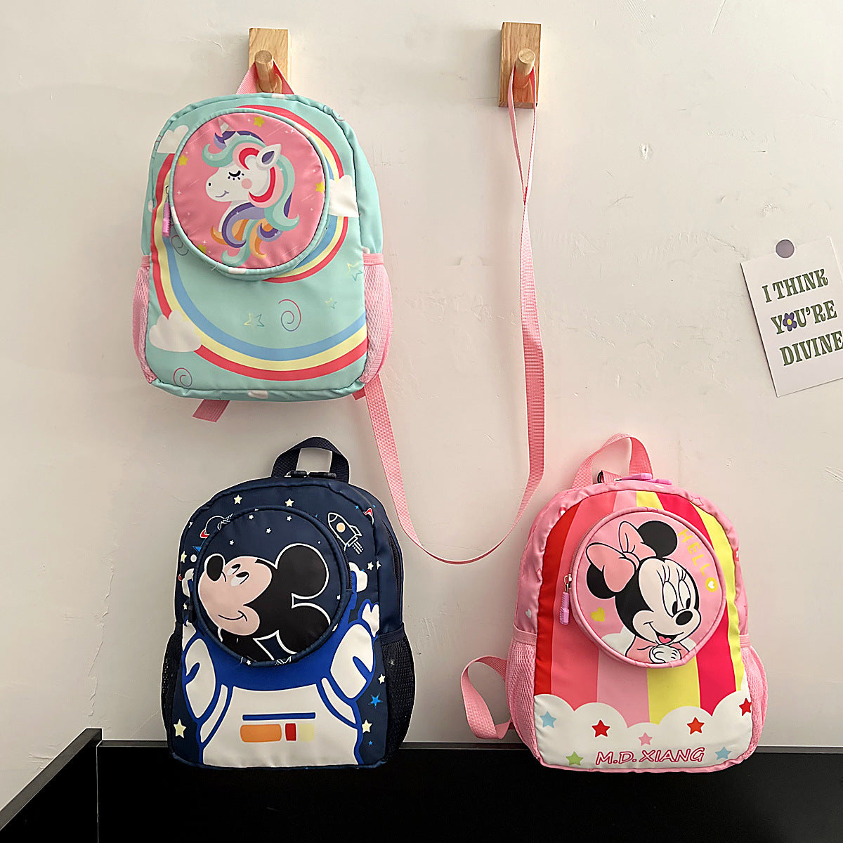 Glamorous Small Hand Holding Rope Cartoon Backpacks