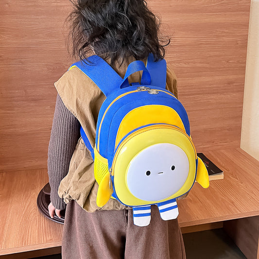 Cartoon Printed Lightweight Egg Shell Small Backpacks