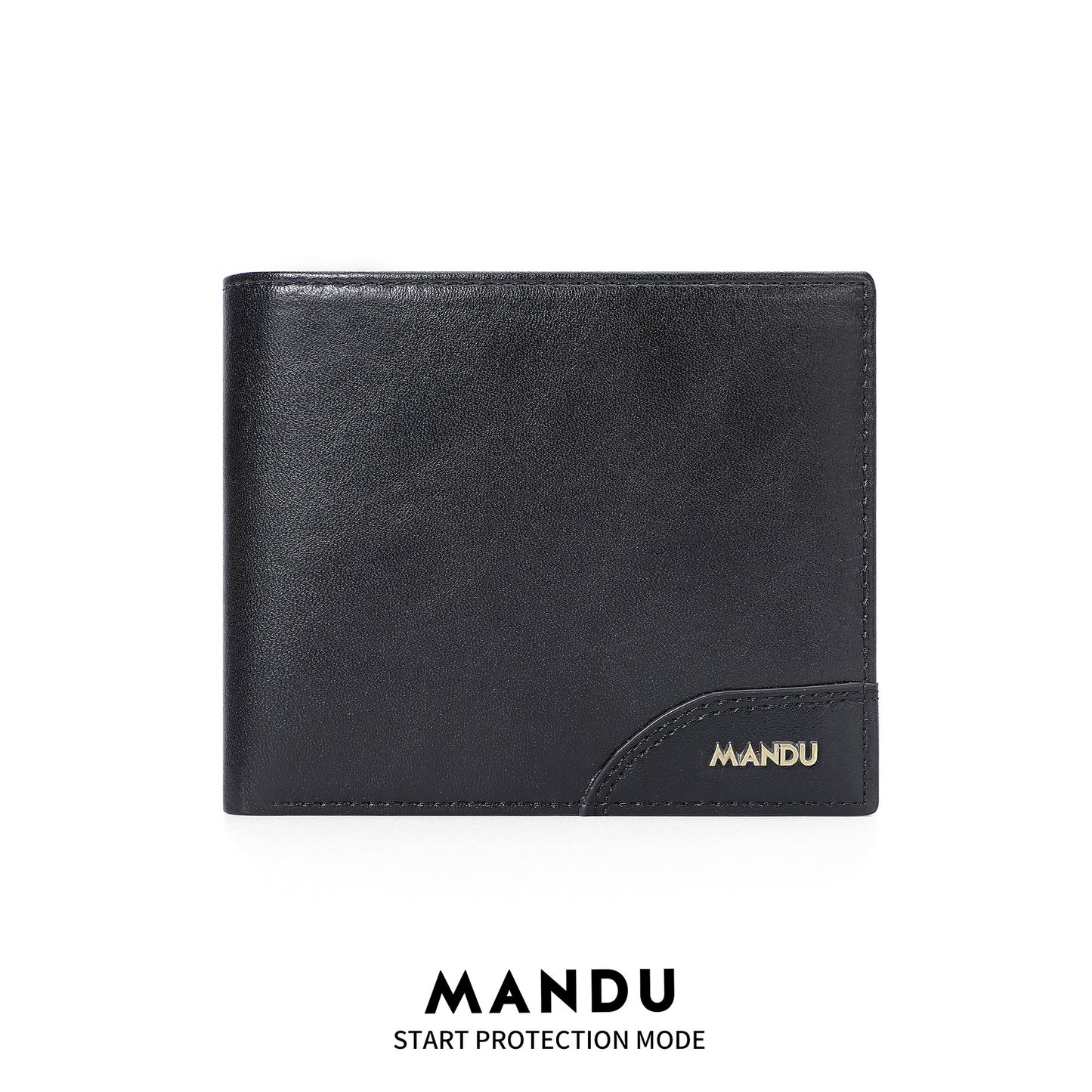 Leather For Man Short Magnetic Integrated Men's Wallets