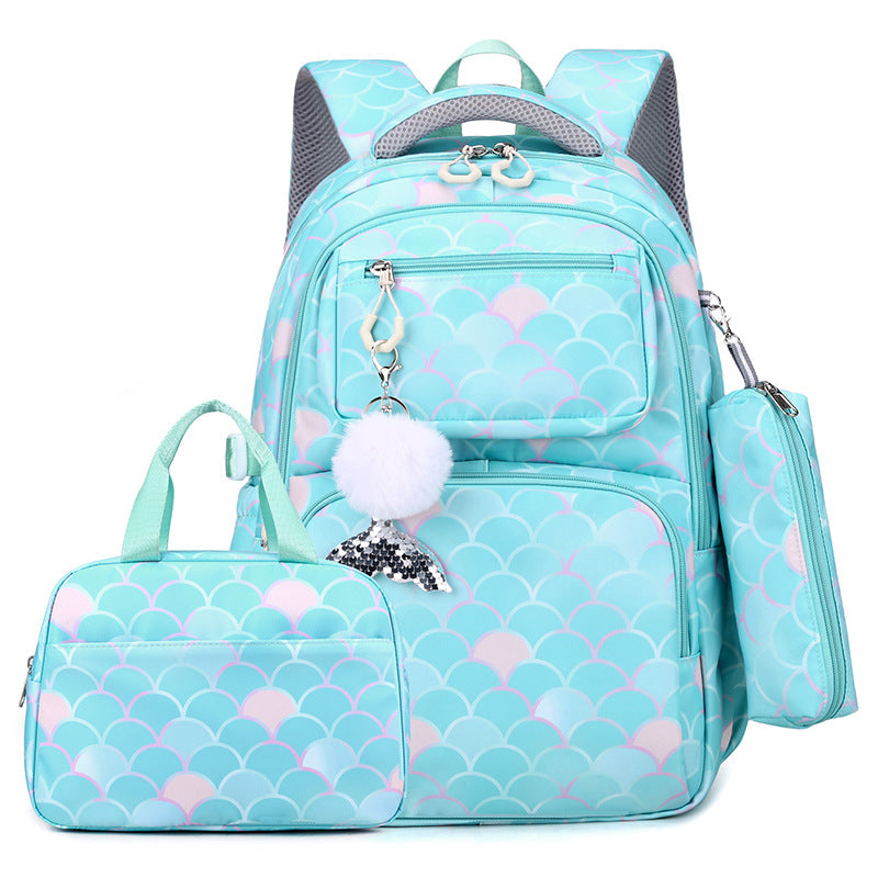 Women's Printed For Primary Burden Alleviation Waterproof Elementary School Students' Schoolbags