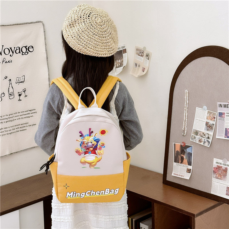 Women's & Men's & Cartoon Printed Canvas Pupil's Bags