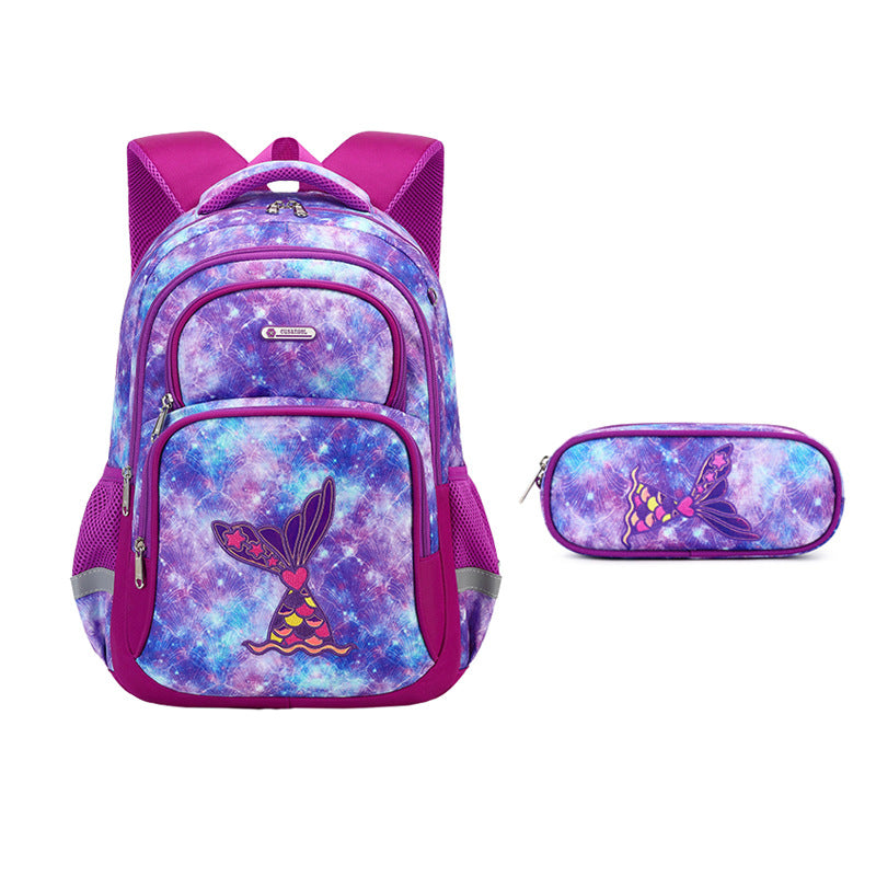 Women's & Children's & Primary To Six Levels Unicorn Elementary School Students' Schoolbags