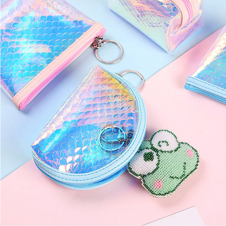 Women's Mini Small Cute Hand Transparent Portable Coin Purses