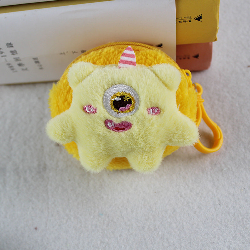 Children's Earphone Plush Small Pendant Mini Storage Children's Coin Purse