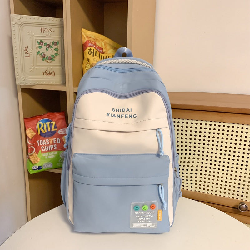 Coréen beaux sacs à dos de couleur primaire du lycée