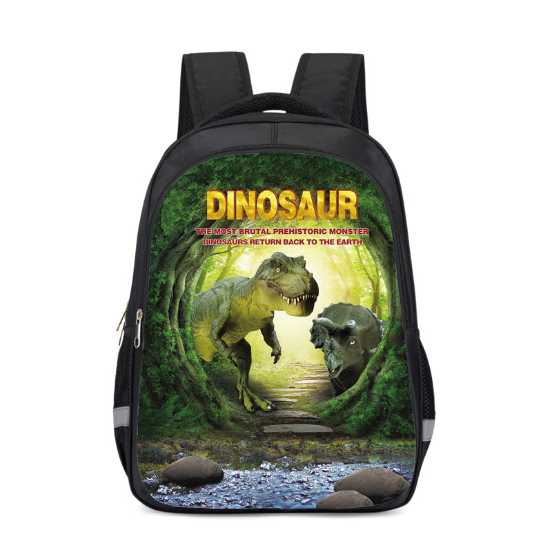 Boy Dinosaur Grade Waterproof Cartoon Burden Middle School Students' Schoolbags