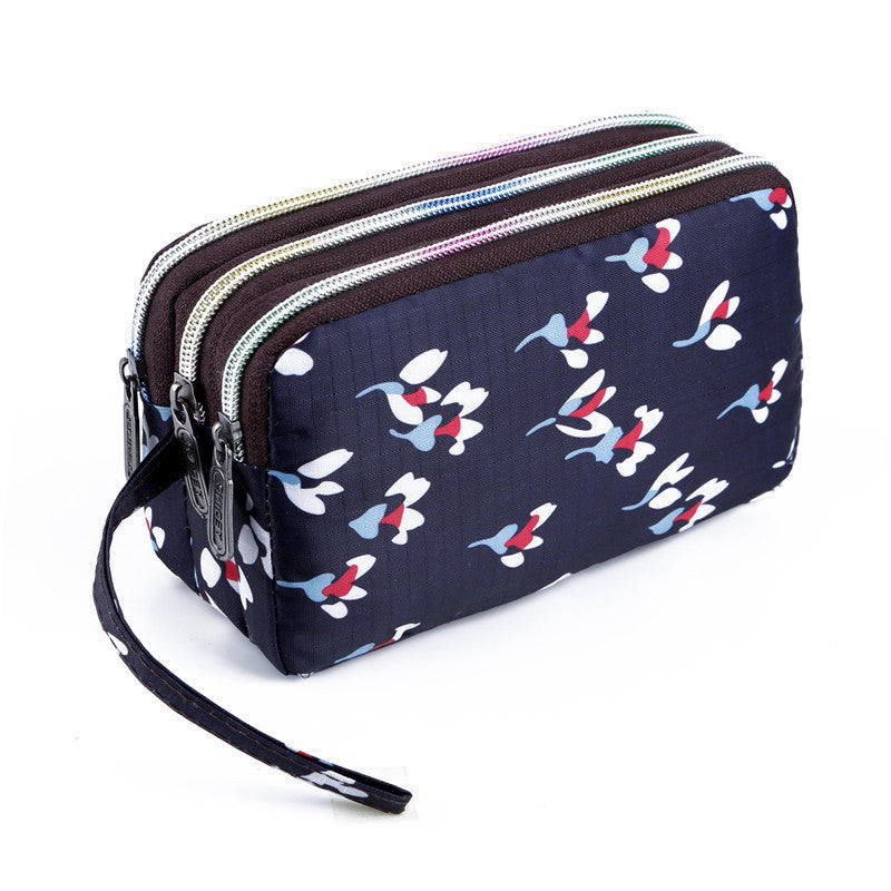 Women's Korean Printed Mobile Running Cloth Coin Purses