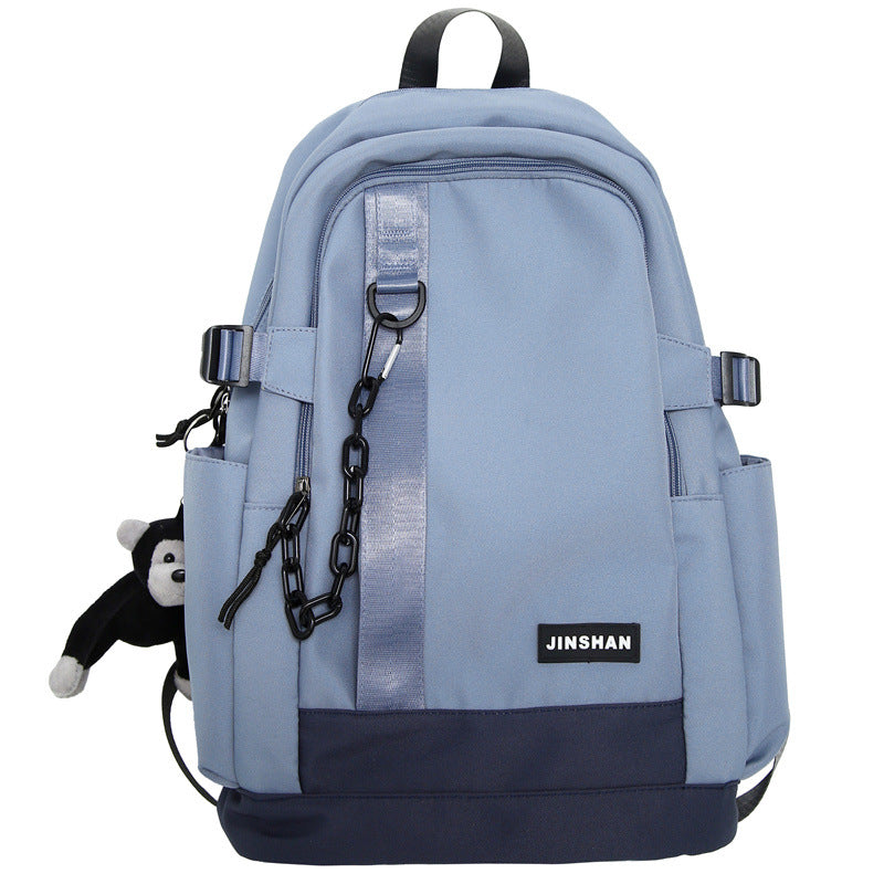 Style Work Clothes High Junior Large Capacity Middle School Students' Schoolbags