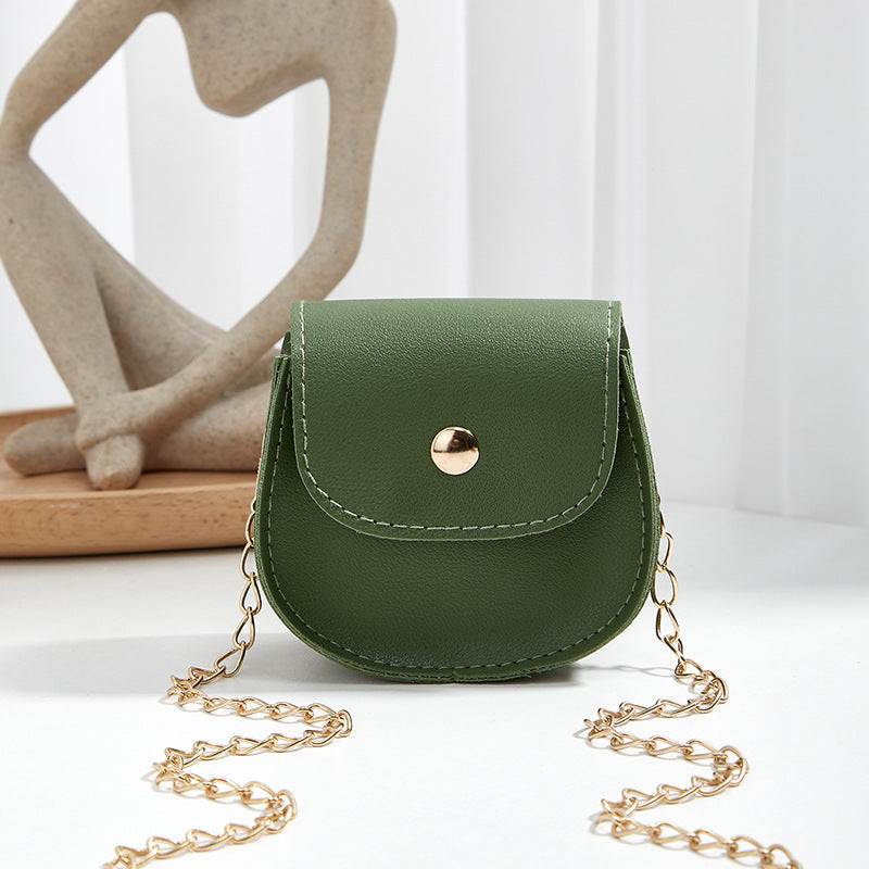 Women's Korean Style Mini Decorative Simple Fashion One Key Bags